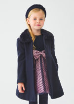 Abel & Lula Παιδικό Παλτό για Κορίτσι Μπλε 12-05827-062