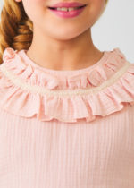 Abel & Lula Παιδική Μπλούζα γάζα βαμβάκι για Κοριτσι Σομόν 12-05638-054 - Image 3