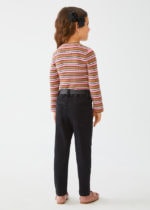 Abel & Lula Παιδικό Παντελόνι Μακρύ Ψηλόμεσο για Κορίτσι Μαύρο 12-05747-002 - Image 2