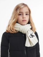 Calvin Klein Kids Παιδικό Φουλάρι MONOGRAM RIB SCARF για Unisex Μπεζ IU0IU00347-ACF