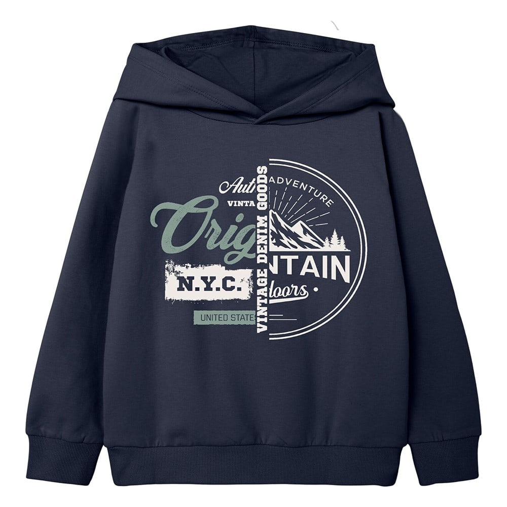 PAIDIKH-MPLOYZA-NAME-IT-13206621-MAREN-AGORI Name it Παιδικό Φούτερ για Αγόρι Μπλε Σκούρο 13206621 - Image 1