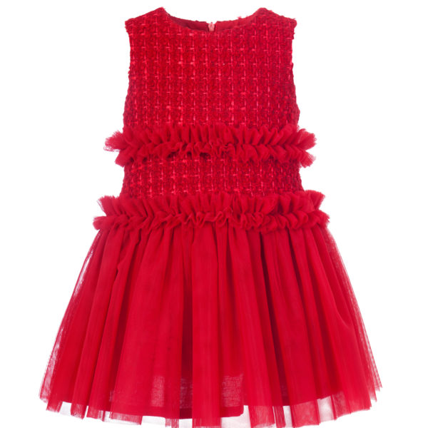 Balloon Chic Παιδικό Φόρεμα για Κορίτσι Κόκκινο 222F0214