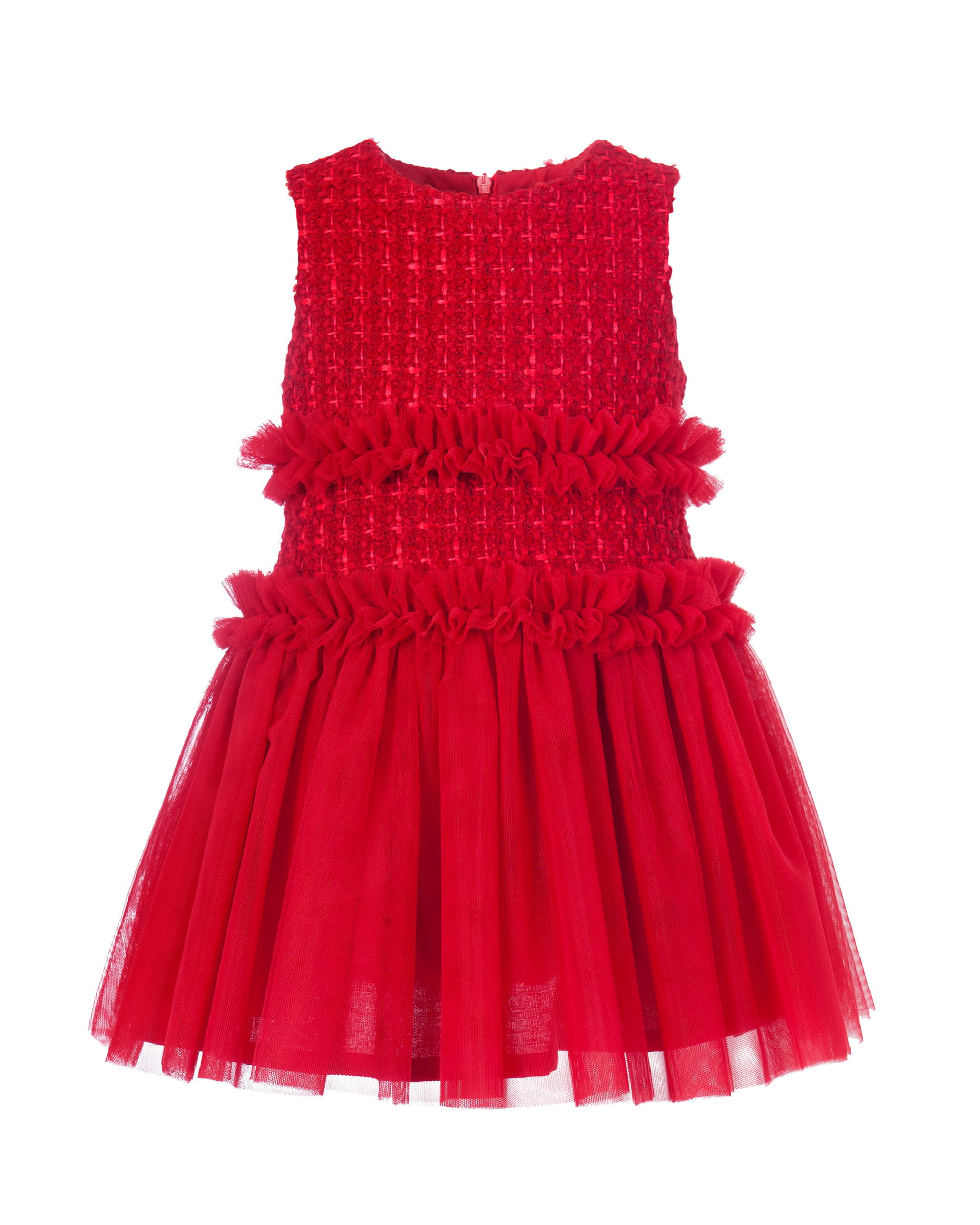 0214 Balloon Chic Παιδικό Φόρεμα για Κορίτσι Κόκκινο 222F0214 - Image 1
