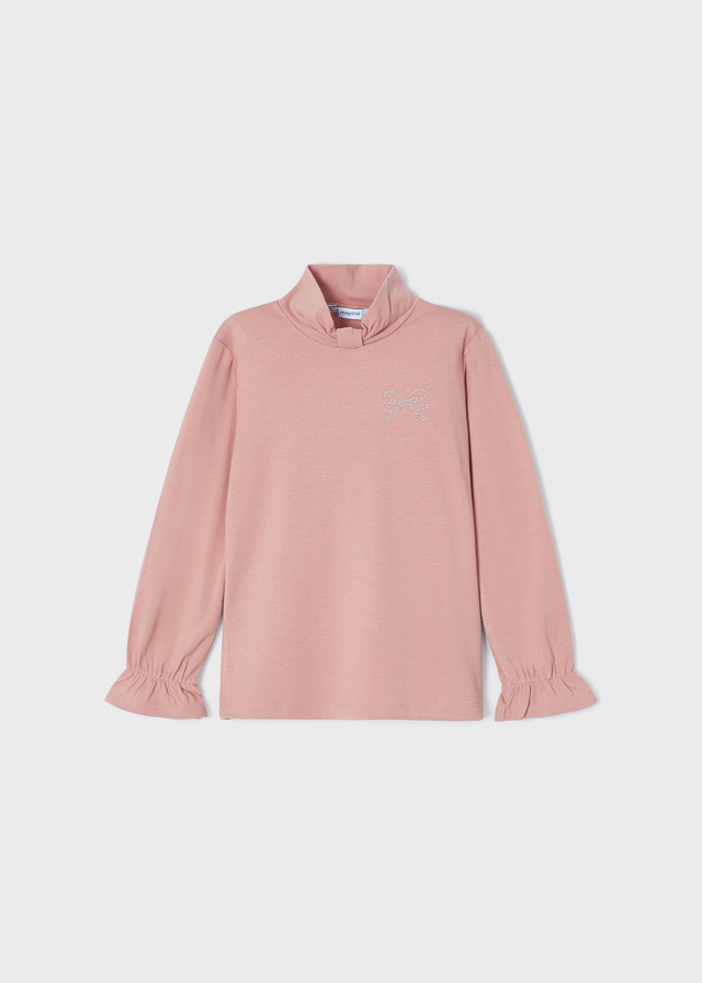 12-00145-088-L-4 Mayoral Παιδικό Μπλουζάκι Ημιζιβαγκο για Κορίτσι Ροζ 12-00145-088 - Image 1