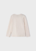 Mayoral Παιδικό Μπλουζακι μακρυμανικο για Κορίτσι Μπεζ ανοιχτό 12-00178-042 - Image 3