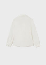 Mayoral Παιδικό Πουκάμισο για Κορίτσι Άσπρο 12-07170-002 - Image 4