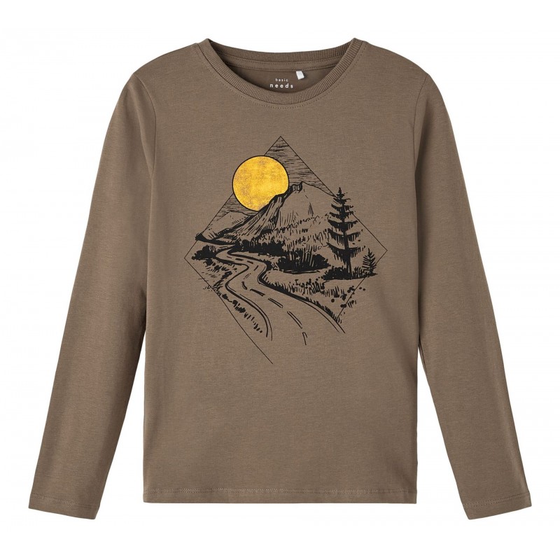 132065823 Name it Παιδική Μπλουζα για Αγόρι Καφέ 13206582_1 - Image 1