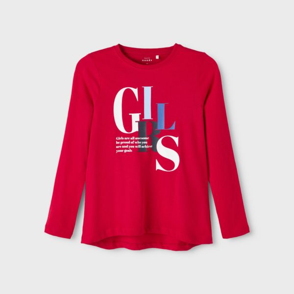 Name it Παιδική Μπλούζα για Κορίτσι Κόκκινο 13206643-2