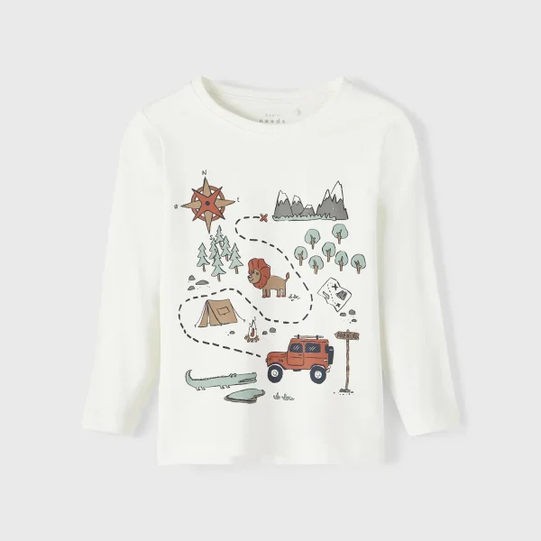 Name it Παιδικό Μπλουζάκι για Αγόρι Λευκό 13206639