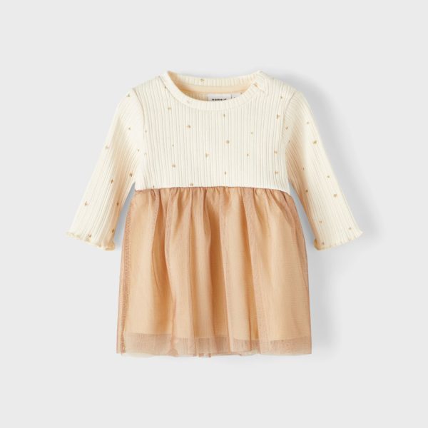 Name it Βρεφικό Φόρεμα για Κορίτσι Μπεζ 13210037