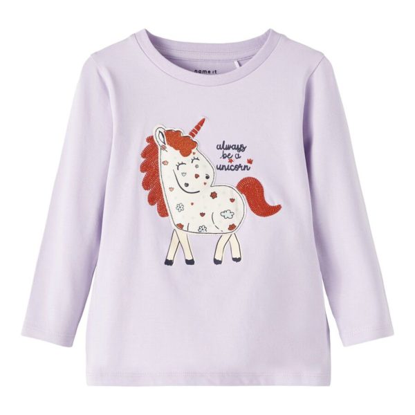 Name it Παιδική Μπλούζα για Κορίτσι Μωβ 13210313