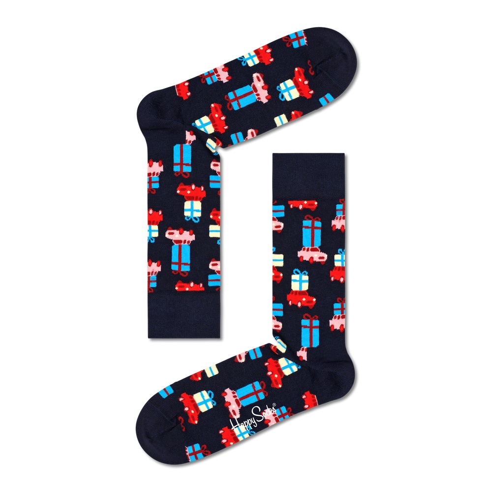 HSS01-6500 Happy Socks Adults Holiday Shopping Sock ΚΑΛΤΣΑ ΚΛΑΣΙΚΗ HSS01-6500 - Image 1
