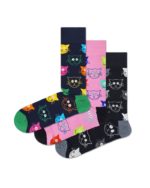 Happy Socks Adults 3-Pack Mixed Cats Socks Gift Set ΣΥΣΚΕΥΑΣΙΑ ΔΩΡΟΥ 3 ΖΕΥΓΗ XMJA08-0150 - Image 2