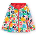 Boboli Παιδικό Αντιανεμικό Μπουφάν για Κορίτσι Κόκκινο 206176-3744 - Image 4