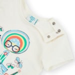 Boboli Παιδική Μπλούζα για Κορίτσι Λευκό 216032-1111 - Image 3