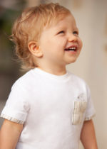 Mayoral Βρεφική Μπλούζα για Αγόρι Μπεζ 23-01018-019