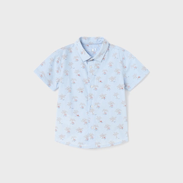 Mayoral Βρεφικό Πουκάμισο για Αγόρι Γαλάζιο  23-01110-070