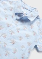 Mayoral Βρεφικό Πουκάμισο για Αγόρι Γαλάζιο  23-01110-070 - Image 3