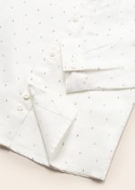 Mayoral Βρεφικό Πουκάμισο για Αγόρι Λευκό-Πουά 23-01114-076 - Image 3