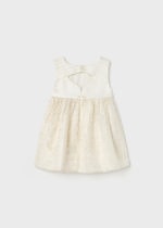 Mayoral Βρεφικό Φόρεμα για Κορίτσι Εκρού  23-01947-072 - Image 2