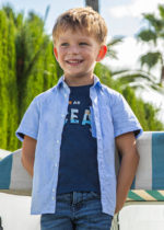 Mayoral Παιδικό Πουκάμισο για Αγόρι Γαλάζιο  23-03163-041