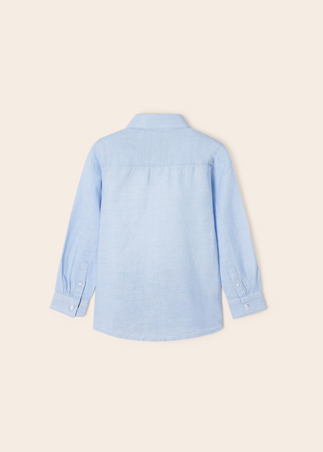 23-03165-041-L-5 Mayoral Παιδικό Πουκάμισο για Αγόρι Γαλάζιο  23-03165-041 - Image 3