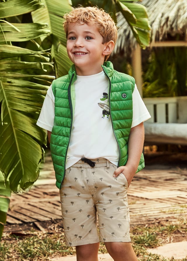 23-03227-083-L-2 Mayoral Παιδική Βερμούδα για Αγόρι Μπεζ 23-03227-083 - Image 1