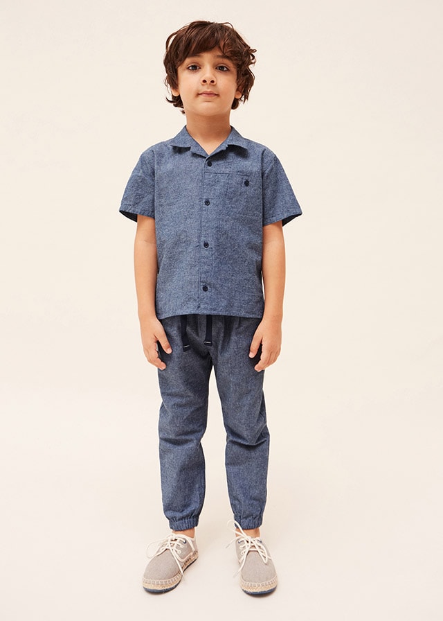 23-03515-006-L-3 Mayoral Παιδικό Παντελόνι για Αγόρι Μπλε 23-03515-006 - Image 1