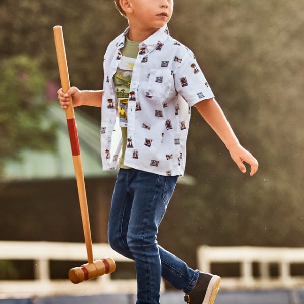 Mayoral Παιδικό Παντελόνι για Αγόρι Τζιν Σκούρο 23-03519-092