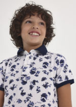 Mayoral Παιδικό Πόλο για Αγόρι Λευκό-Μπλέ 23-06104-041 - Image 2