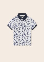 Mayoral Παιδικό Πόλο για Αγόρι Λευκό-Μπλέ 23-06104-041 - Image 4