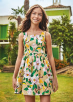 Mayoral Παιδικό Φόρεμα για Κορίτσι Μπεζ 23-06914-023