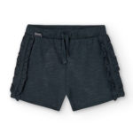 Boboli Παιδικό Σορτς Βολάν για Κορίτσι Ανθρακί 296052-8116