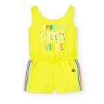 Boboli Παιδικό Ολόσωμο Σορτς για Κορίτσι Κίτρινο 456162-1180