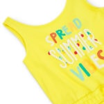 Boboli Παιδικό Ολόσωμο Σορτς για Κορίτσι Κίτρινο 456162-1180 - Image 3