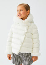 Abel & Lula Παιδικό Μπουφάν για Κορίτσι Λευκό  12-05829-072