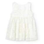 Boboli Παιδικό Φόρεμα Τούλι για Κορίτσι Εκρού 706014-1111