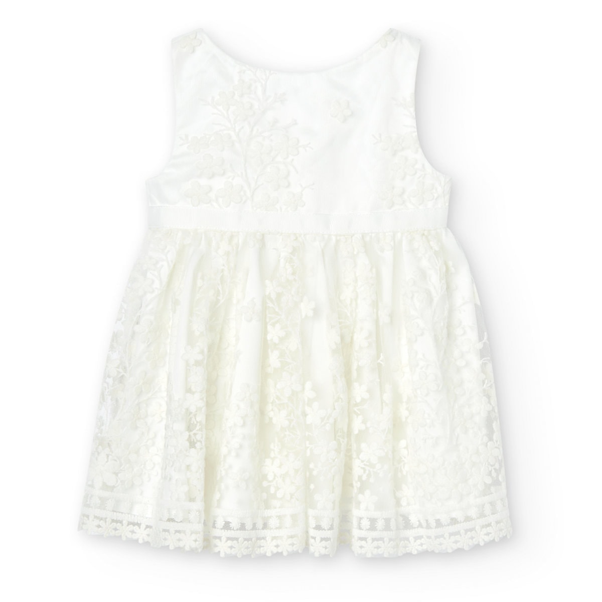7060141111_a Boboli Παιδικό Φόρεμα Τούλι για Κορίτσι Εκρού 706014-1111 - Image 1