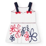 Boboli Παιδικό Φόρεμα Σατέν για Κορίτσι Λευκό 706160-1100 - Image 2