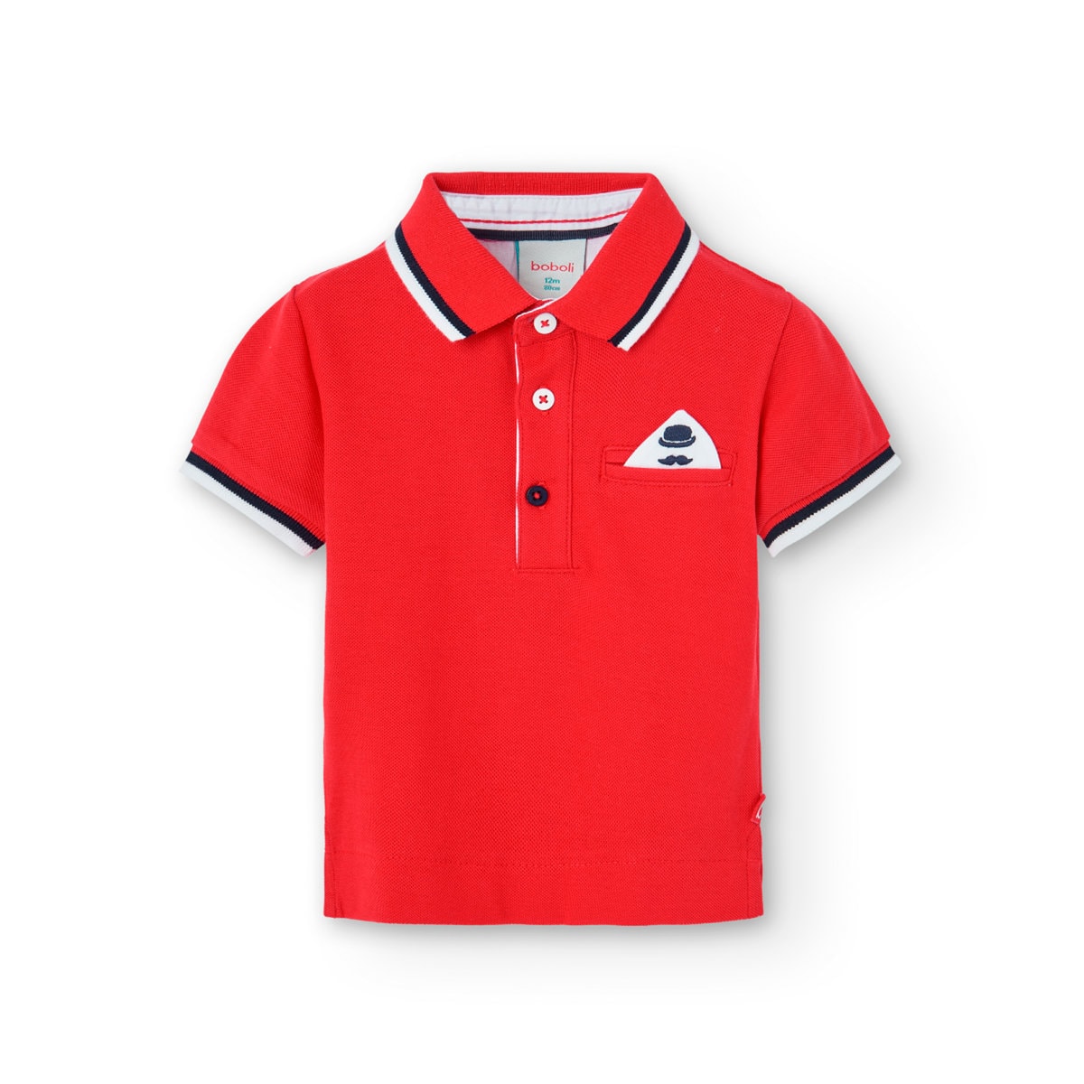 7160823744_a Boboli Παιδικό Πόλο για Αγόρι Κόκκινο 716082-3744 - Image 1