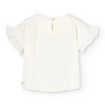 Boboli Παιδική Μπλούζα Βολάν για Κορίτσι Εκρού 726106-1111 - Image 2