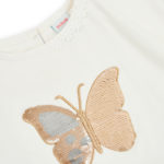 Boboli Παιδική Μπλούζα Βολάν για Κορίτσι Εκρού 726106-1111 - Image 4