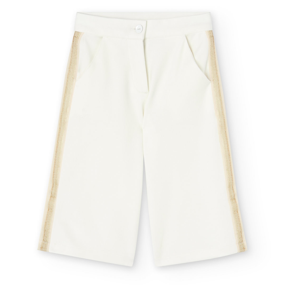 7261731111_a Boboli Παιδική Παντελόνα για Κορίτσι Χρυσαφί 726173-1111 - Image 1