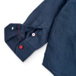 Boboli Παιδικό Πουκάμισο Λινό για Αγόρι Navy Blue 736039-2440 - Image 5