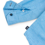 Boboli Παιδικό Πουκάμισο Λινό για Αγόρι Μπλε 736297-2540 - Image 5