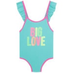 Billieblush Παιδικό Ολόσωμο Μαγιό για Κορίτσι Πετρόλ U10507-73D