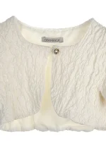 Designer's Cat Βαπτιστικό Μπολερό MARISOL για Κορίτσι Λευκό – Bild 2