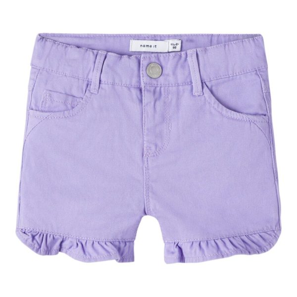 Name It Παιδικό Σορτς για Κορίτσι Μωβ 13214426