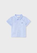 Mayoral Βρεφικό Πουκάμισο για Αγόρι Γαλάζιο  23-01189-061