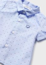Mayoral Βρεφικό Πουκάμισο για Αγόρι Γαλάζιο  23-01189-061 - Image 3